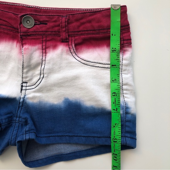 Girl’s Patriotic Shorts Red White & Blue Tie Dye       💚BUNDLES🗞️DISCOUNTED💚 - Picture 5 of 7